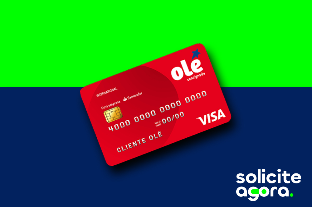 Cartão de crédito Olé Solicite o seu sem precisar sair de casa! Um cartão de crédito com zero anuidade e com aprovação facilitada